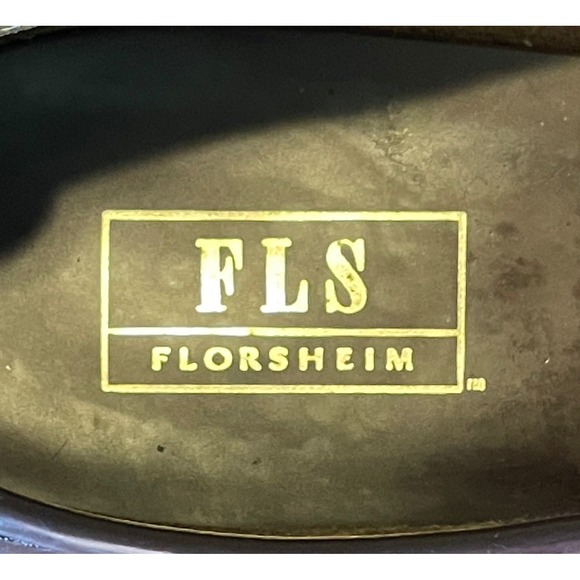 FLS‎ Florsheim Mens Burgundy Leather Penny Loafers Dress Shoes Size 12 D main image 5